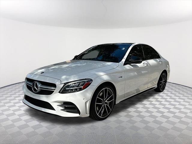 used 2020 Mercedes-Benz AMG C 43 car, priced at $33,911