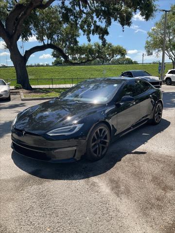 used 2021 Tesla Model S car, priced at $56,991