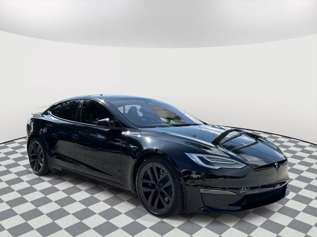 used 2021 Tesla Model S car, priced at $56,991