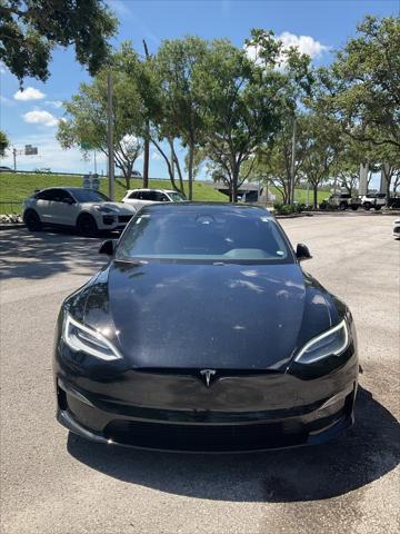 used 2021 Tesla Model S car, priced at $56,991