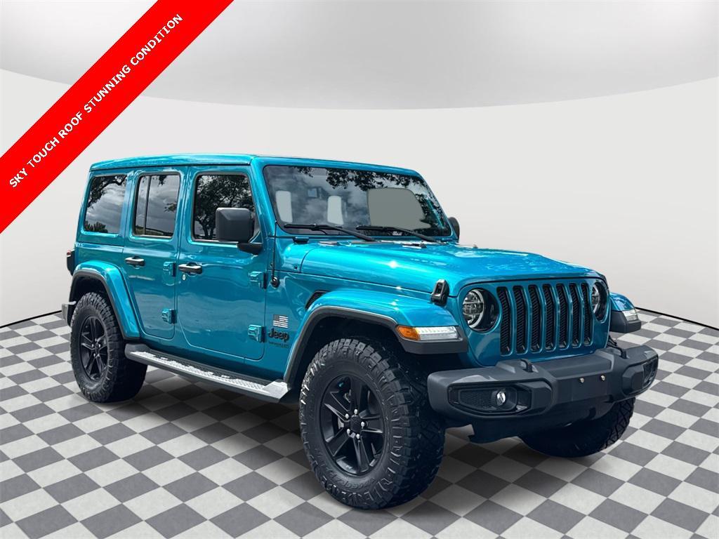 used 2020 Jeep Wrangler Unlimited car, priced at $36,992