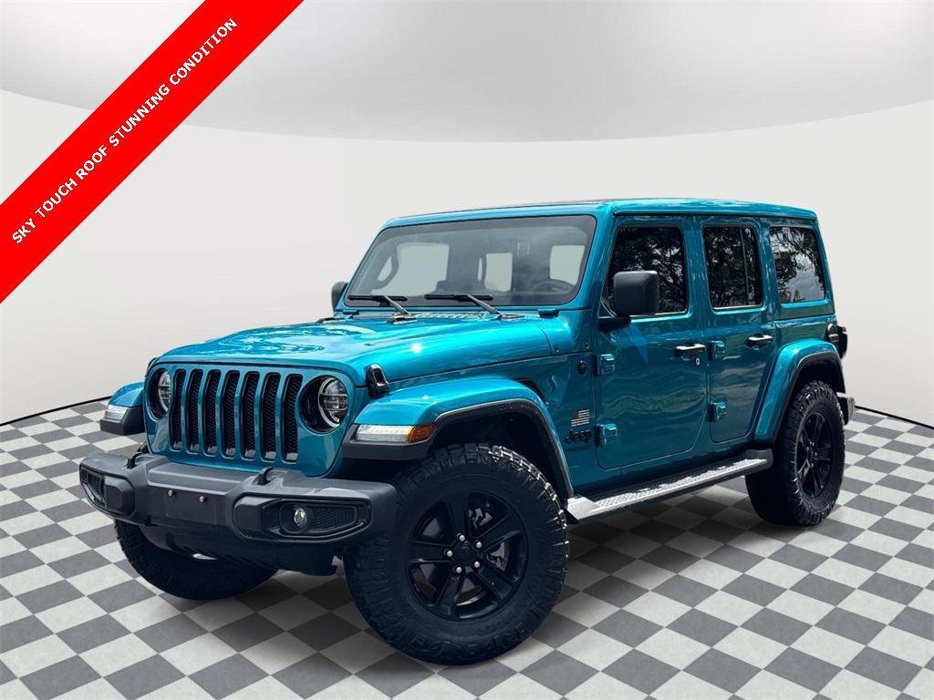 used 2020 Jeep Wrangler Unlimited car, priced at $36,992