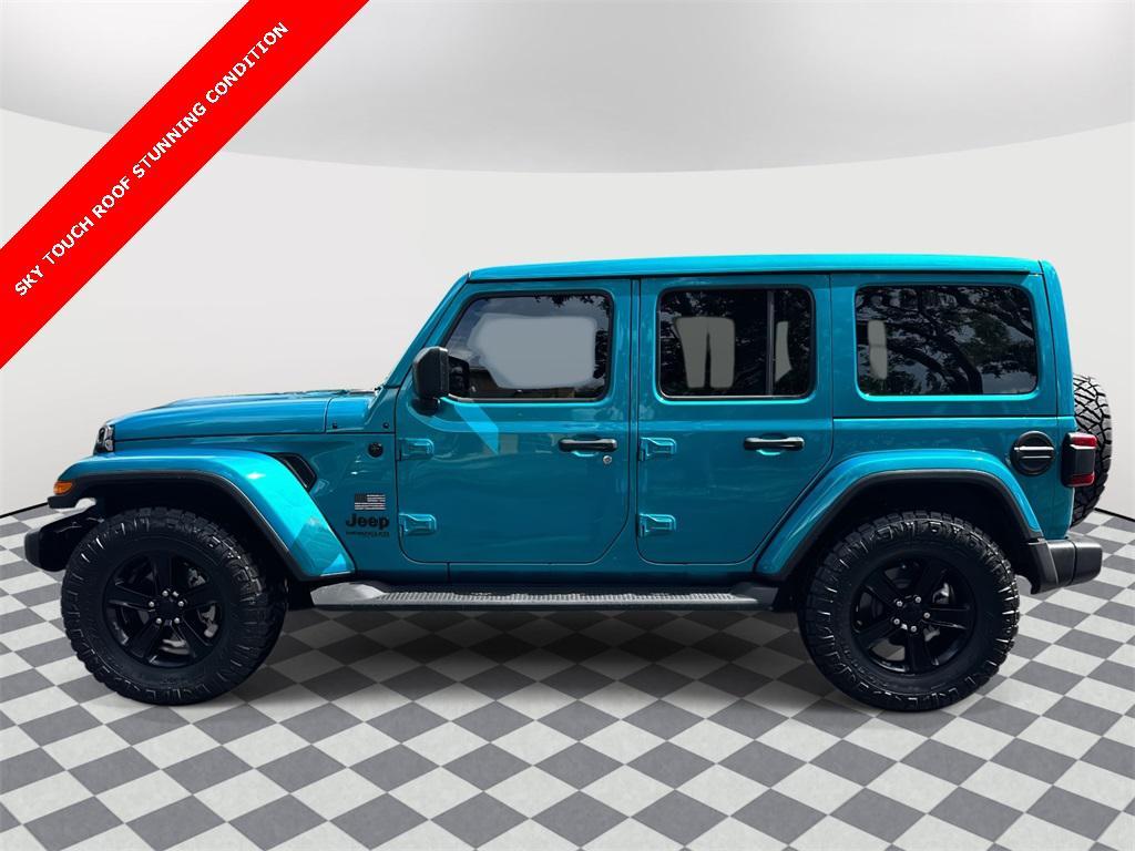 used 2020 Jeep Wrangler Unlimited car, priced at $36,992