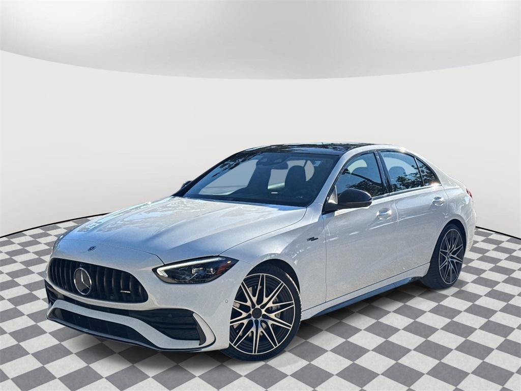 used 2023 Mercedes-Benz AMG C 43 car, priced at $48,941