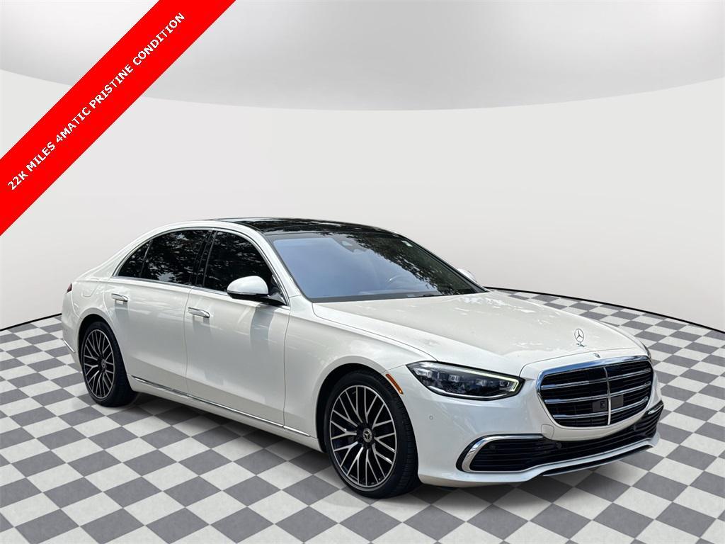 used 2022 Mercedes-Benz S-Class car, priced at $77,992