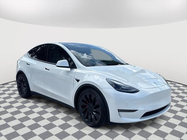 used 2022 Tesla Model Y car, priced at $31,991