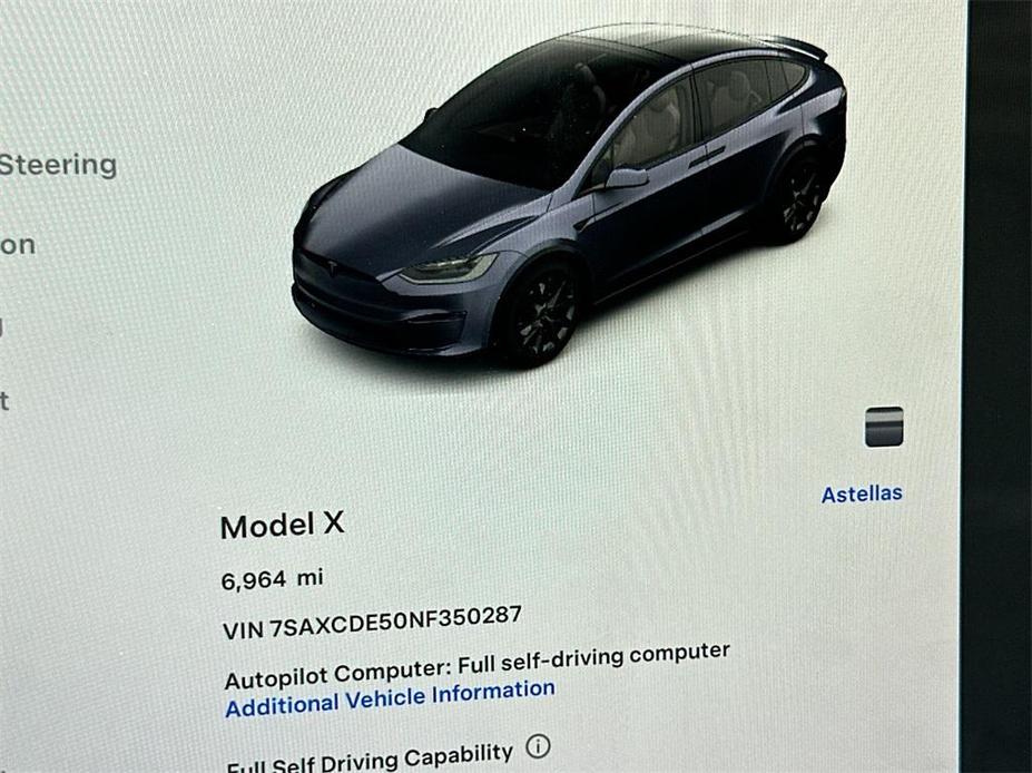 used 2022 Tesla Model X car, priced at $71,454