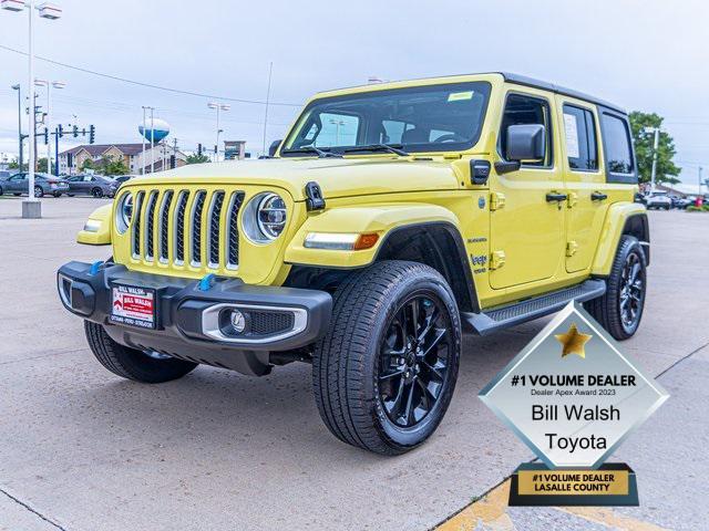 used 2022 Jeep Wrangler Unlimited 4xe car, priced at $36,700