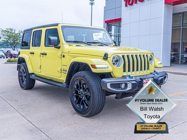 used 2022 Jeep Wrangler Unlimited 4xe car, priced at $36,700