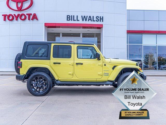 used 2022 Jeep Wrangler Unlimited 4xe car, priced at $36,700