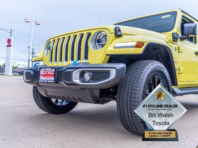 used 2022 Jeep Wrangler Unlimited 4xe car, priced at $36,700