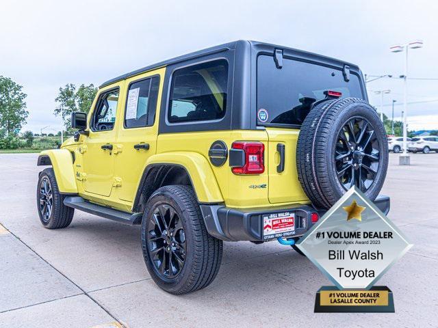 used 2022 Jeep Wrangler Unlimited 4xe car, priced at $36,700