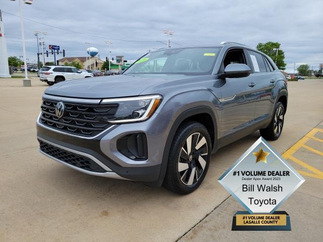 used 2024 Volkswagen Atlas Cross Sport car, priced at $34,500
