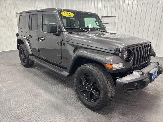 used 2021 Jeep Wrangler Unlimited car, priced at $31,500