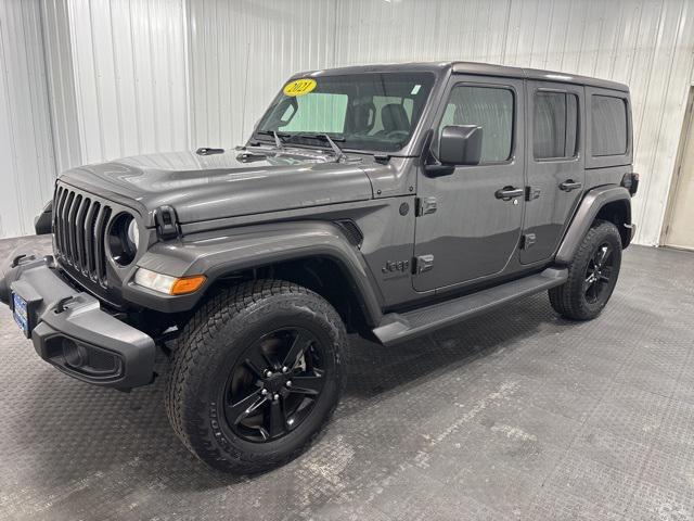 used 2021 Jeep Wrangler Unlimited car, priced at $31,500