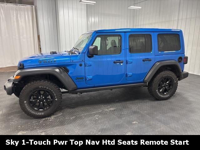 used 2021 Jeep Wrangler car, priced at $32,000