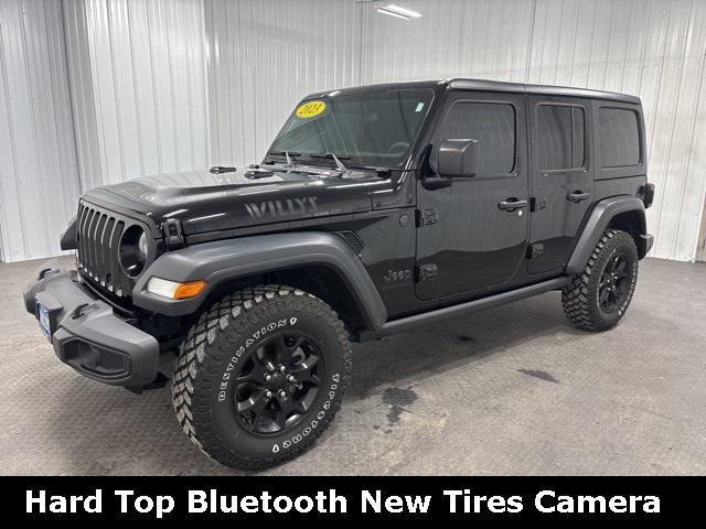 used 2023 Jeep Wrangler car, priced at $34,500