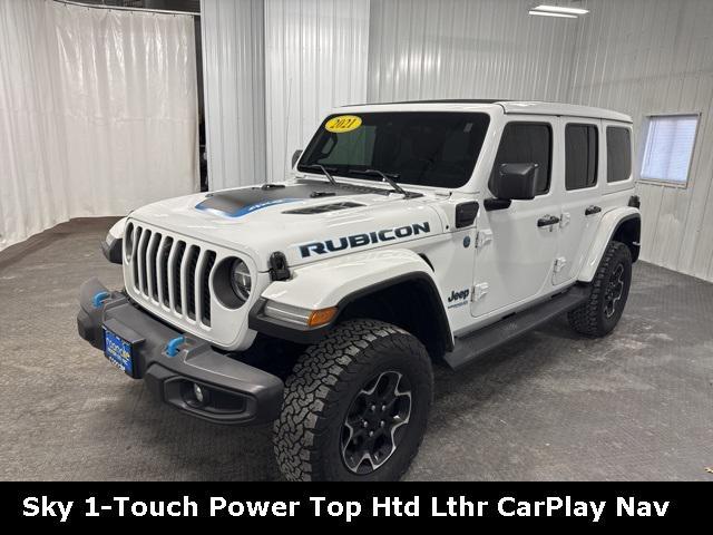 used 2021 Jeep Wrangler Unlimited 4xe car, priced at $32,500