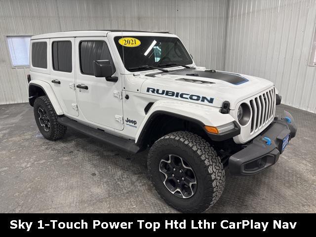 used 2021 Jeep Wrangler Unlimited 4xe car, priced at $32,500