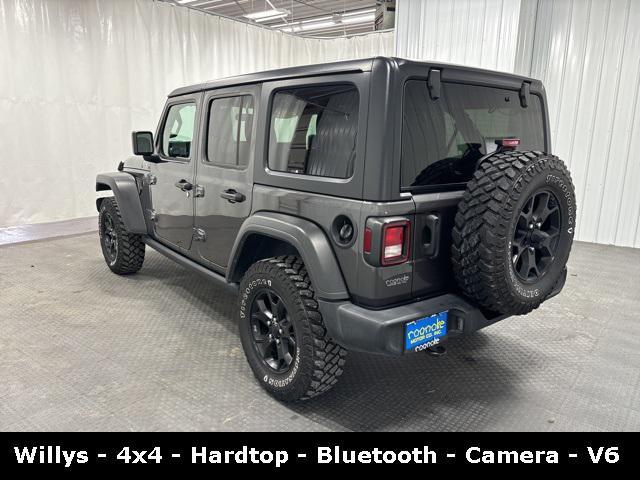 used 2021 Jeep Wrangler car, priced at $35,500