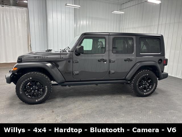 used 2021 Jeep Wrangler car, priced at $35,500