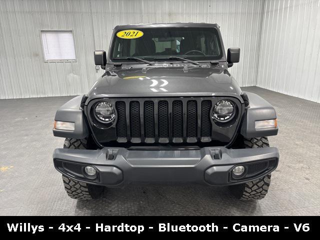 used 2021 Jeep Wrangler car, priced at $35,500