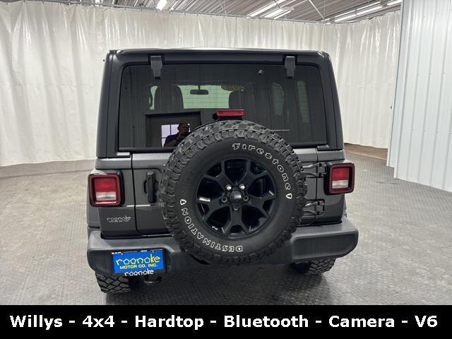 used 2021 Jeep Wrangler car, priced at $35,500