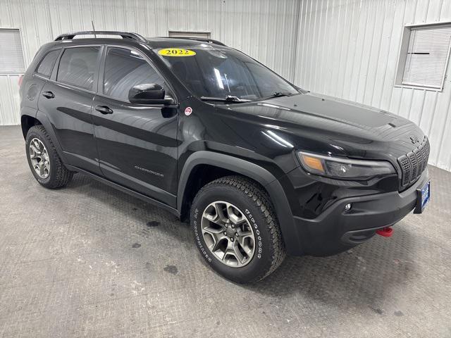 used 2022 Jeep Cherokee car, priced at $26,500