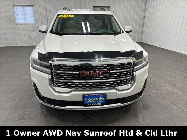 used 2022 GMC Acadia car, priced at $36,500