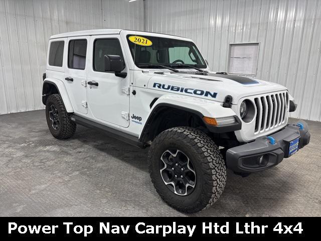 used 2021 Jeep Wrangler Unlimited 4xe car, priced at $32,997