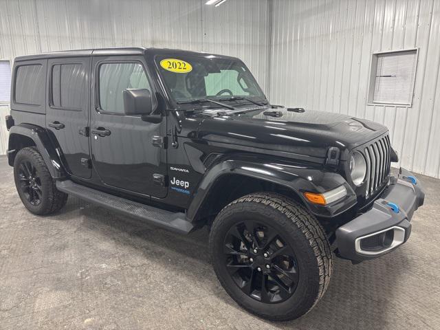 used 2022 Jeep Wrangler Unlimited 4xe car, priced at $27,500