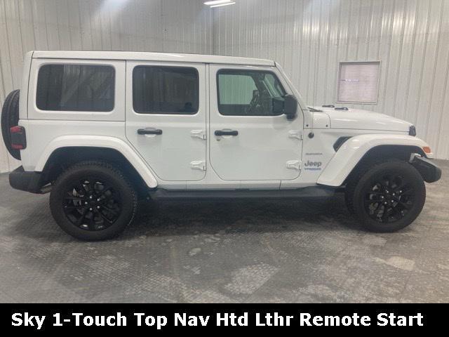 used 2021 Jeep Wrangler Unlimited 4xe car, priced at $32,500