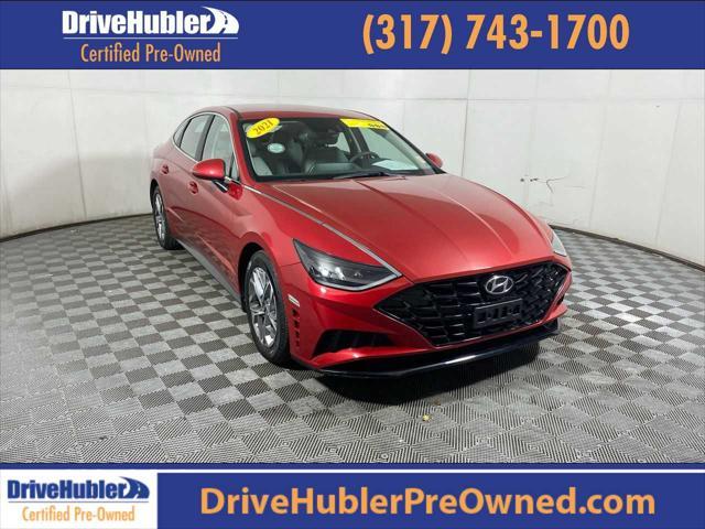 used 2021 Hyundai Sonata car, priced at $23,495