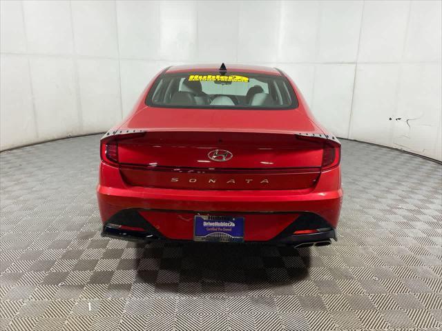 used 2021 Hyundai Sonata car, priced at $23,495