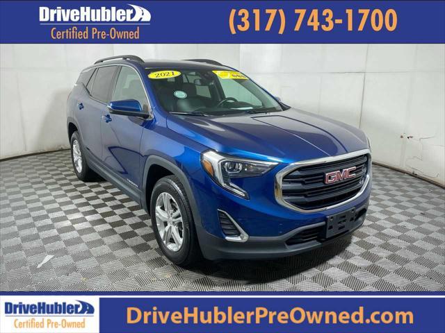 used 2021 GMC Terrain car, priced at $20,828