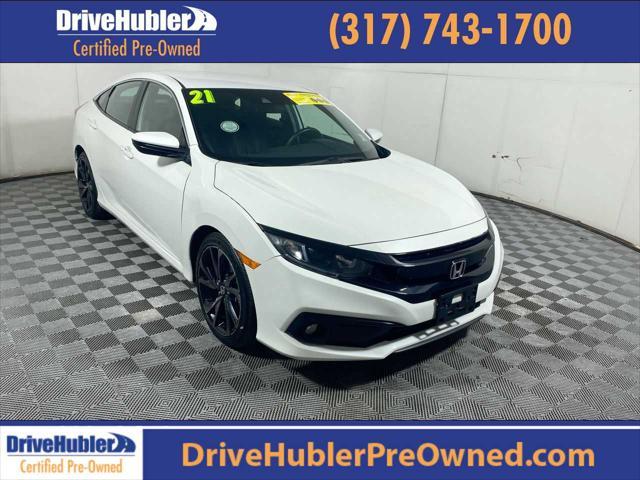 used 2021 Honda Civic car, priced at $22,995