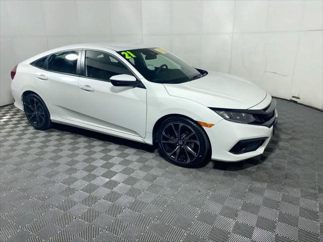 used 2021 Honda Civic car, priced at $22,995