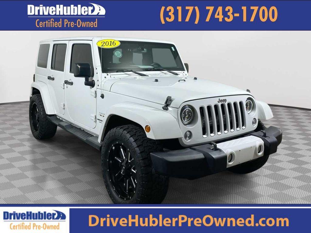 used 2016 Jeep Wrangler Unlimited car, priced at $19,210