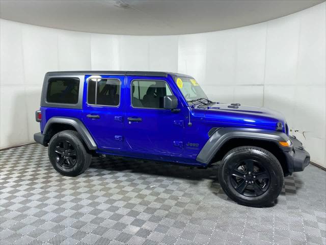 used 2020 Jeep Wrangler Unlimited car, priced at $30,399