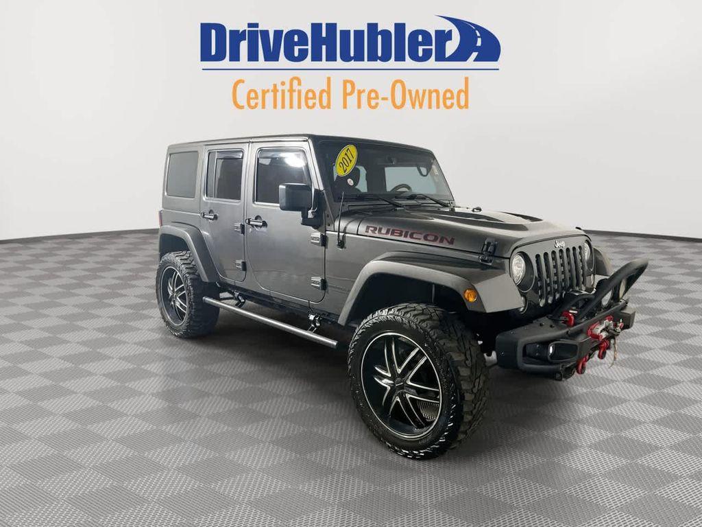 used 2017 Jeep Wrangler Unlimited car, priced at $22,936