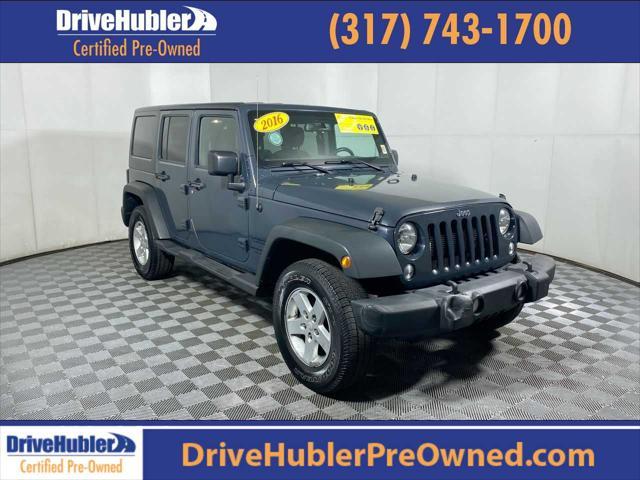 used 2016 Jeep Wrangler Unlimited car, priced at $18,595