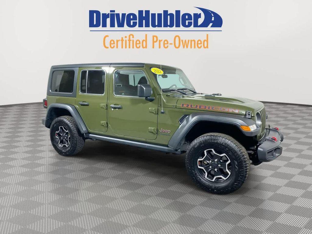 used 2021 Jeep Wrangler Unlimited car, priced at $35,195