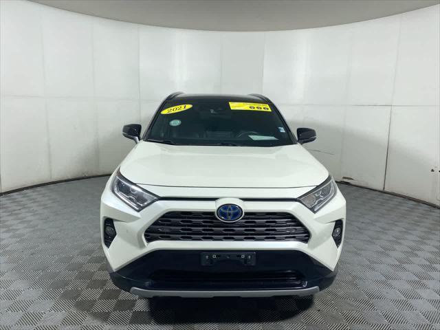 used 2021 Toyota RAV4 Hybrid car, priced at $33,995