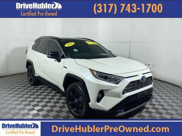 used 2021 Toyota RAV4 Hybrid car, priced at $33,995