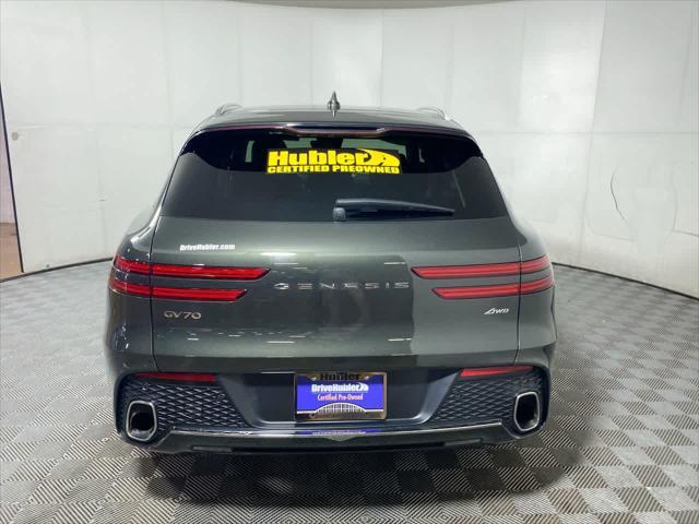 used 2025 Genesis GV70 car, priced at $44,995