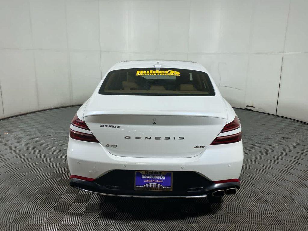 used 2022 Genesis G70 car, priced at $27,995