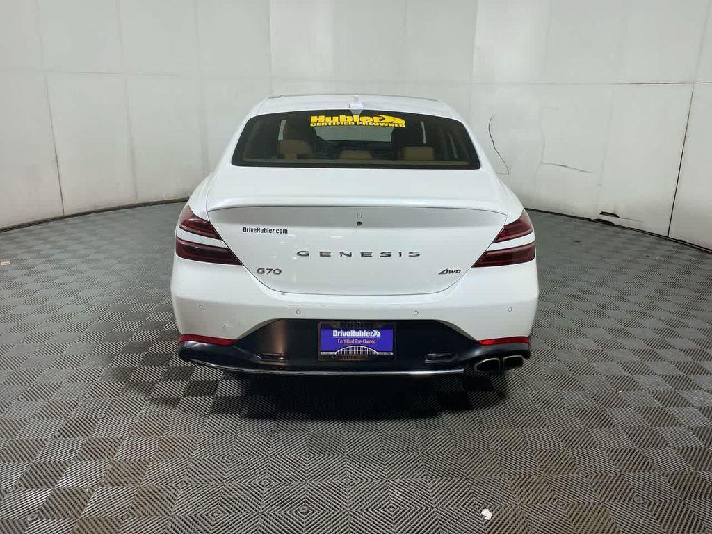 used 2022 Genesis G70 car, priced at $27,995