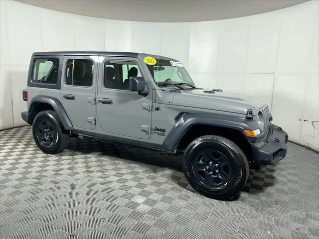 used 2021 Jeep Wrangler Unlimited car, priced at $33,995
