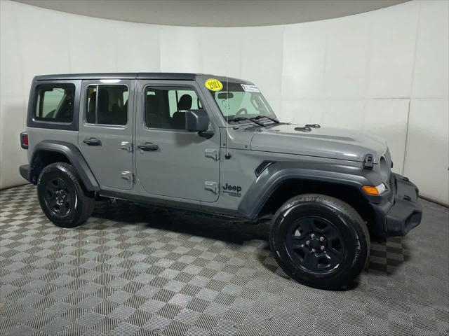 used 2021 Jeep Wrangler Unlimited car, priced at $33,995