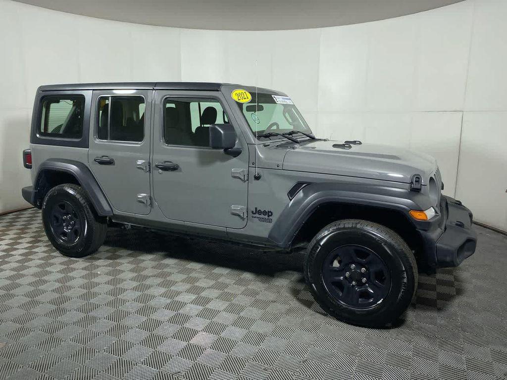 used 2021 Jeep Wrangler Unlimited car, priced at $31,695